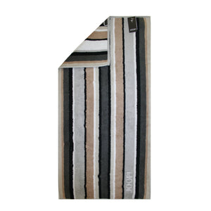 Joop! Handtuch Serie Lines Stripes 1681/77 Stone Spitzenqualität