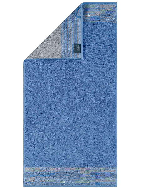 Cawö Handtuch Luxory Home Two Tone Serie 590/17 Blau Spitzenqualität - mäx-löningen
