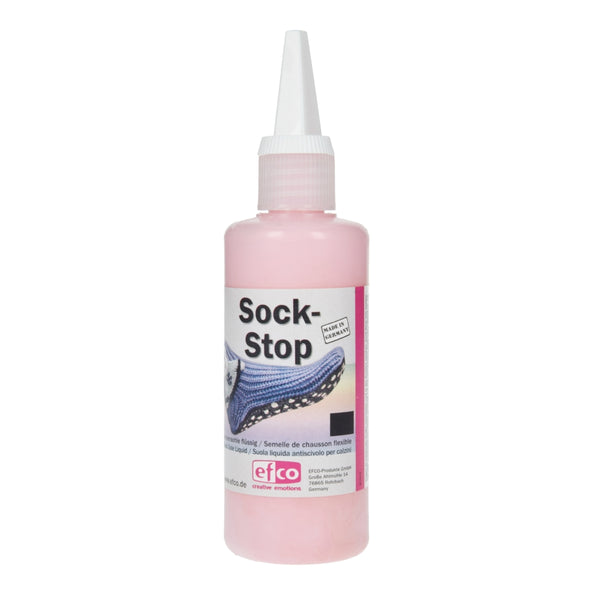 efco Sock-Stop flüssige Sockensohle Antirutsch 100 ml Flasche Rosa