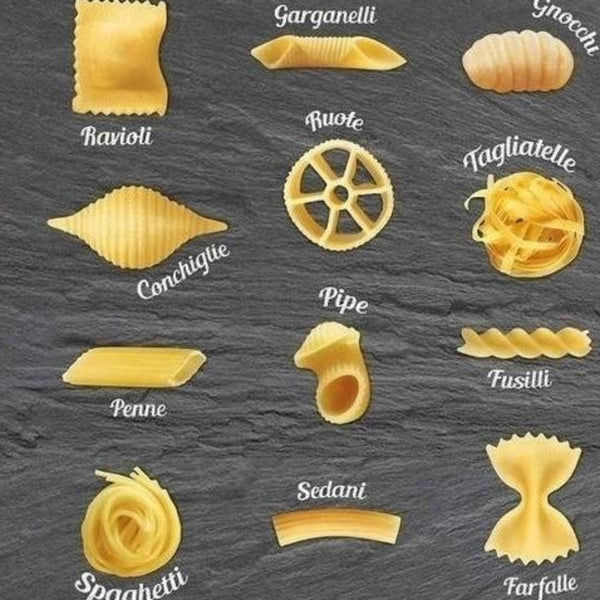 Kracht Geschirrtuch Küchentuch Trockentuch Pasta Digitaldruck