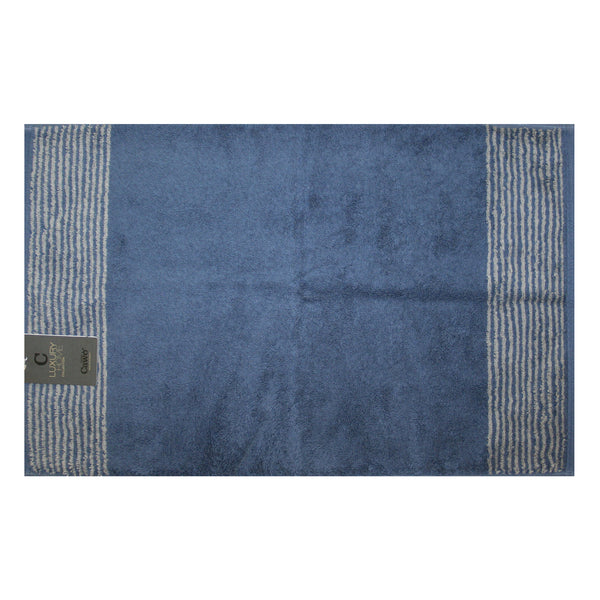 Cawö Handtuch Luxory Home Two Tone 590/10 Nachtblau Spitzenqualität