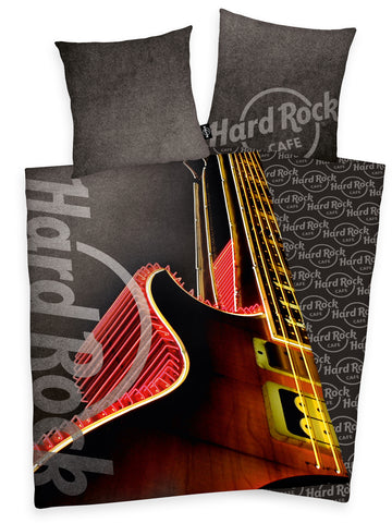 Hardrock Cafe Wende-Bettwäsche 44554 Gitarre 155 cm x 220 cm