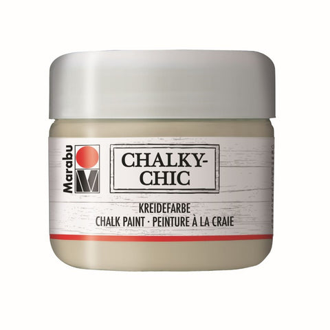 Marabu Chalky-Chic Kreidefarbe, Bastelfarbe Ingwer 114, 225 ml