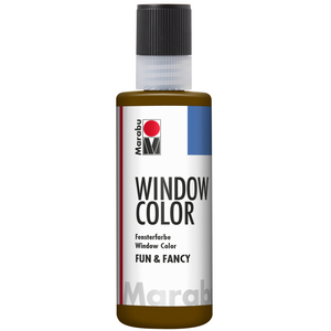 Marabu Window Color fun & fancy, Dunkelbraun 045,80 ml