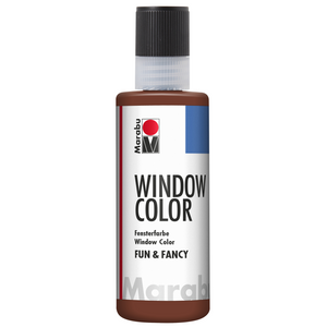 Marabu Window Color fun & fancy, Mittelbraun 046, 80 ml