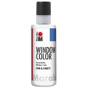 Marabu Window Color fun & fancy, Konturen Weiß 870, 80 ml