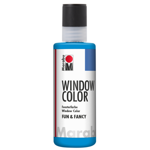 Marabu Window Color fun & fancy, Azurblau 095, 80 ml
