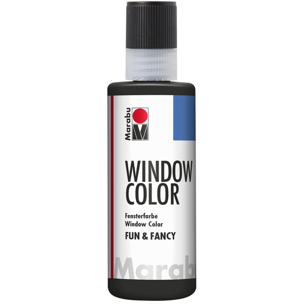 Marabu Window Color fun & fancy, Schwarz 173, 80 ml